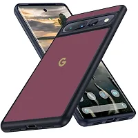 SUNNY FASHION Back Cover for Google Pixel 7 | Shockproof 360 Degree Protection | Camera Protection Hard Back Cover Case for Google Pixel 7 (Wine Red)-thumb2