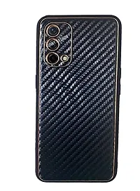 SUNNY FASHION Shockproof Carbon Fiber Armor Camera Protection Back Case Cover for OnePlus Nord CE 5G (Black)-thumb2