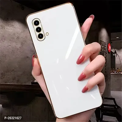 SUNNY FASHION Back Cover for OnePlus Nord CE 5G Liquid TPU Silicone Shockproof Flexible with Camera Protection Soft Back Cover Case for OnePlus Nord CE 5G (White)-thumb2