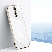 SUNNY FASHION Back Cover for Oppo Reno 2Z / 2F Liquid TPU Silicone Shockproof Flexible with Camera Protection Soft Back Cover Case for Oppo Reno 2Z / 2F (White)-thumb1