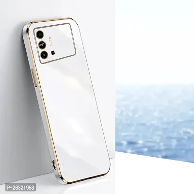 SUNNY FASHION Back Cover for Vivo X70 Pro Plus 5G Liquid TPU Silicone Shockproof Flexible with Camera Protection Soft Back Cover Case for Vivo X70 Pro Plus 5G (White)-thumb0