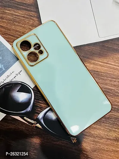 SUNNY FASHION Liquid TPU Silicone Shockproof Flexible with Camera Protection Soft Back Cover Case for Realme 9 Pro Plus 5G (Mint Green)-thumb0