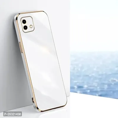 SUNNY FASHION Back Cover for Oppo A16k Liquid TPU Silicone Shockproof Flexible with Camera Protection Soft Back Cover Case for Oppo A16k (White)-thumb0