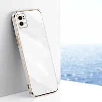 SUNNY FASHION Back Cover for Oppo Reno 7 Pro 5G Liquid TPU Silicone Shockproof Flexible with Camera Protection Soft Back Cover Case for Oppo Reno 7 Pro 5G (White)-thumb1