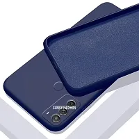 SUNNY FASHION Back Case Cover for Motorola Moto G71 5G Liquid TPU Silicone Shockproof Flexible with Camera Protection Soft Back Case for Motorola Moto G71 5G (Blue)-thumb2