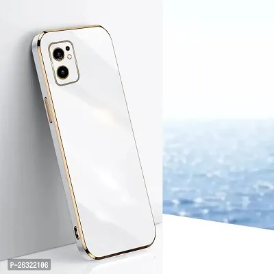 SUNNY FASHION Back Cover for OnePlus Nord CE 2 5G Liquid TPU Silicone Shockproof Flexible with Camera Protection Soft Back Cover Case for OnePlus Nord CE 2 5G (White)-thumb3