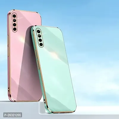 SUNNY FASHION Back Cover for Realme XT /X2 Liquid TPU Silicone Shockproof Flexible with Camera Protection Soft Back Cover Case for Realme XT /X2 (Mint Green)-thumb3