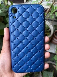 SUNNY FASHION Premium Shockproof Leather Back Case Cover Compatible with iPhone XR (Blue)-thumb1