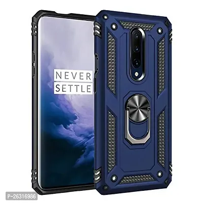 sunny fashion dual layer tough rugged ring holder stand armor shockproof drop protection case cover?for vivo v17 pro - blue - blue