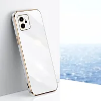 SUNNY FASHION Back Cover for Realme C31 Liquid TPU Silicone Shockproof Flexible with Camera Protection Soft Back Cover Case for Realme C31 (White)-thumb1