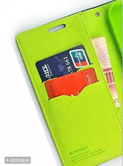 SUNNY FASHION Mercury Goospery Fancy Diary Wallet Flip Case Cover for Sony Experia M4 - Blue-thumb2