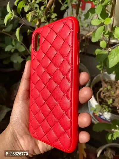 SUNNY FASHION Premium Shockproof Leather Case Cover Compatible with iPhone X/XS - Red-thumb2