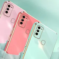 SUNNY FASHION Back Cover for Vivo Y30/Y50 Liquid TPU Silicone Shockproof Flexible with Camera Protection Soft Back Cover Case for Vivo Y30/Y50 (Mint Green)-thumb3