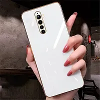 SUNNY FASHION Back Cover for Oppo Reno 2Z / 2F Liquid TPU Silicone Shockproof Flexible with Camera Protection Soft Back Cover Case for Oppo Reno 2Z / 2F (White)-thumb2