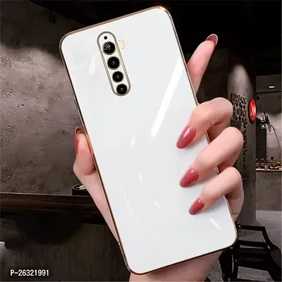 SUNNY FASHION Back Cover for Oppo Reno 2Z / 2F Liquid TPU Silicone Shockproof Flexible with Camera Protection Soft Back Cover Case for Oppo Reno 2Z / 2F (White)-thumb3