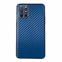 SUNNY FASHION Shockproof Carbon Fiber Armor Camera Protection Back Case Cover for OnePlus 8T / OnePlus 9R (Blue)-thumb2