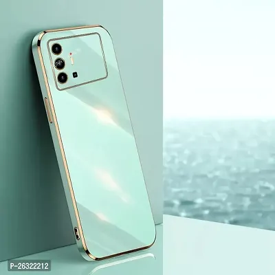SUNNY FASHION Back Cover for Vivo X70 Pro Plus 5G Liquid TPU Silicone Shockproof Flexible with Camera Protection Soft Back Cover Case for Vivo X70 Pro Plus 5G (Mint Green)
