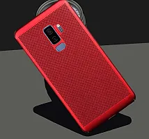 Sunny Fashion Heat Dissipation Hollow Thin Hard Back Case Cover for Samsung Galaxy J8 2018 - Red-thumb1