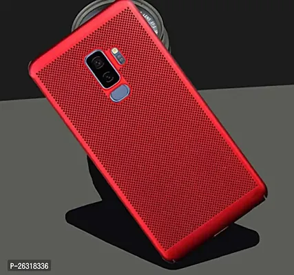 Sunny Fashion Heat Dissipation Hollow Thin Hard Back Case Cover for Samsung Galaxy J8 2018 - Red-thumb2