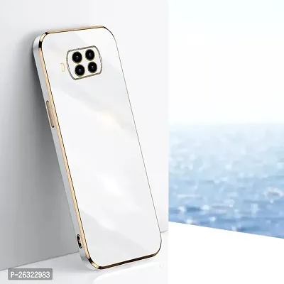 SUNNY FASHION Back Cover for Xiaomi Mi 10i 5G Liquid TPU Silicone Shockproof Flexible with Camera Protection Soft Back Cover Case for Xiaomi Mi 10i 5G (White)-thumb2