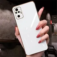 SUNNY FASHION Back Cover for Redmi Note 10 Pro/Note 10 Pro Max Liquid TPU Silicone Shockproof Flexible with Camera Protection Soft Back Cover Case for Redmi Note 10 Pro/Note 10 Pro Max (White)-thumb2