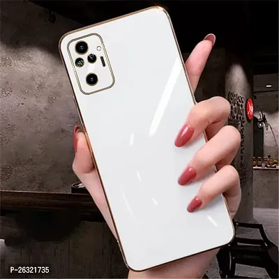 SUNNY FASHION Back Cover for Redmi Note 10 Pro/Note 10 Pro Max Liquid TPU Silicone Shockproof Flexible with Camera Protection Soft Back Cover Case for Redmi Note 10 Pro/Note 10 Pro Max (White)-thumb3