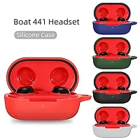 Sunny Fashion Soft Silicone 360? Full Protection Pouch Case Cover Compatible with Boat 441/443 Cover with Hook (Cover Only) (Black)-thumb2