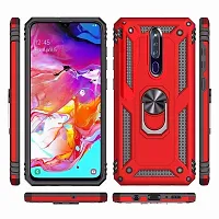 Sunny Fashion Dual Layer Tough Rugged Ring Holder Stand Armor Shockproof Drop Protection Case Cover?for Oppo F11 Pro - Blue-thumb4