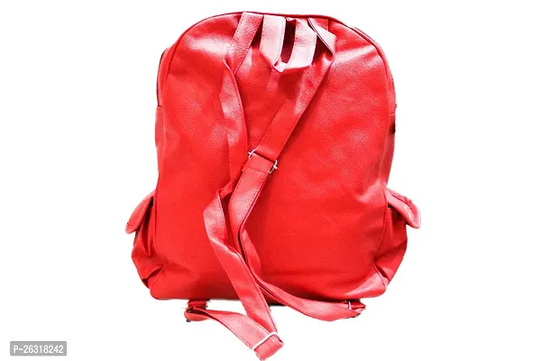 Sunny Fashion Stylish Backpack For Women  Girls - Red Color-thumb4