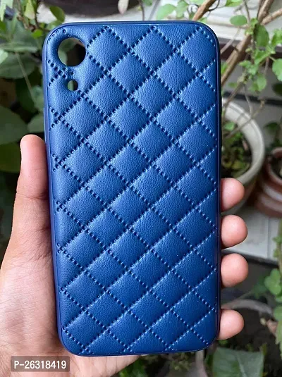 SUNNY FASHION Premium Shockproof Leather Back Case Cover Compatible with iPhone XR (Blue)-thumb3