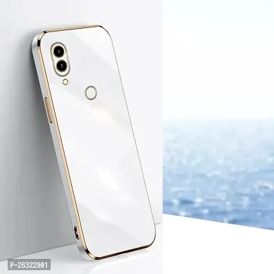 SUNNY FASHION Liquid TPU Silicone Shockproof Flexible with Camera Protection Soft Back Cover Case for Redmi Note 7 / Note 7 Pro/Note 7s (White)-thumb2