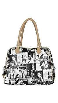 Sunny Fashion Stylish Handbags for Women - Black  White-thumb2
