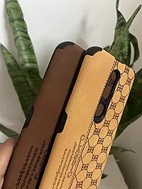 SUNNY FASHION Back Case for Oppo F11 Pro Camera Protection Shockproof Slim Leather Back Case Cover for Oppo F11 Pro (Light Brown)-thumb2