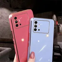 SUNNY FASHION Back Cover for Vivo X70 Pro Plus 5G Liquid TPU Silicone Shockproof Flexible with Camera Protection Soft Back Cover Case for Vivo X70 Pro Plus 5G (Blue)-thumb3