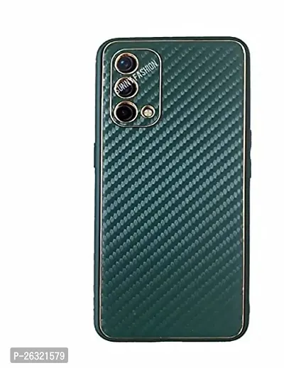 SUNNY FASHION Shockproof Carbon Fiber Armor Camera Protection Back Case Cover for OnePlus Nord CE 5G (Dark Green)