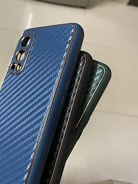 SUNNY FASHION Shockproof Carbon Fiber Armor Camera Protection Back Case Cover for OnePlus Nord 2 5G (Blue)-thumb3