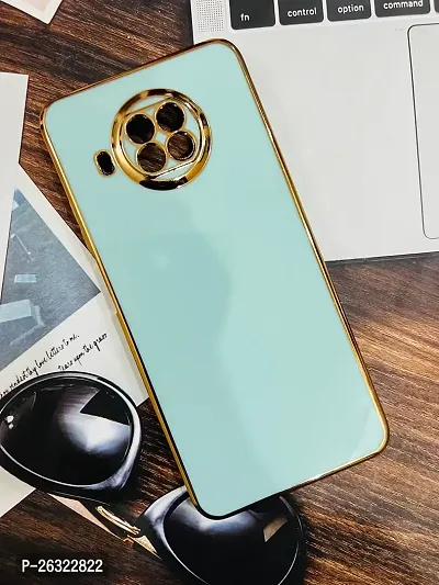 SUNNY FASHION Back Cover for Xiaomi Mi 10i 5G Liquid TPU Silicone Shockproof Flexible with Camera Protection Soft Back Cover Case for Xiaomi Mi 10i 5G (Mint Green)