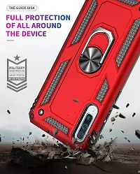 Sunny Fashion Dual Layer Tough Rugged Ring Holder Stand Armor Shockproof Drop Protection Case Cover?for Vivo S1 - Red-thumb3