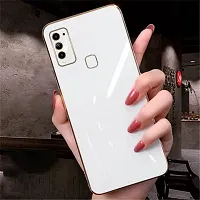 SUNNY FASHION Back Cover for Vivo Y50 / Y30 Liquid TPU Silicone Shockproof Flexible with Camera Protection Soft Back Case Cover for Vivo Y50 / Y30 (White)-thumb2
