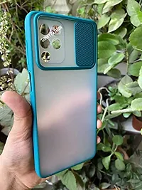 SUNNY FASHION Back Cover for Samsung Galaxy F62 Power Camera Lens Slide Protection Stylish Matte Back Case Cover for Samsung Galaxy F62 (Dark Green)-thumb2