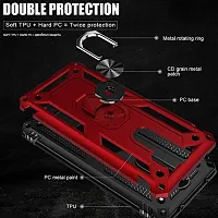 Sunny Fashion Dual Layer Tough Rugged Ring Holder Stand Armor Shockproof Drop Protection Case Cover?for Xiaomi Redmi Note 8 - Blue-thumb3