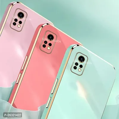 SUNNY FASHION Liquid TPU Silicone Shockproof Flexible with Camera Protection Soft Back Cover Case for Xiaomi Redmi Note 11 Pro / 11 Plus 5G (Mint Green)-thumb3