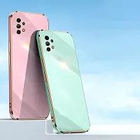 SUNNY FASHION Back Cover for Samsung Galaxy A13 4G Liquid TPU Silicone Shockproof Flexible with Camera Protection Soft Back Cover Case for Samsung Galaxy A13 4G (Mint Green)-thumb2