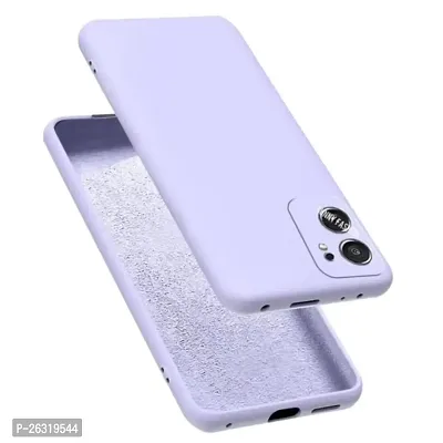 SUNNY FASHION Back Case Cover for OnePlus Nord CE 2 5G Liquid TPU Silicone Shockproof Flexible with Camera Protection Soft Back Case for OnePlus Nord CE 2 5G (Purple)