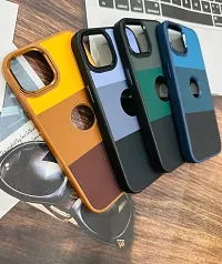Sunny Fashioin Full Camera Protection Shockproof Multicolor Leather Finish Bumper Back Cover Case Compatible for-thumb1