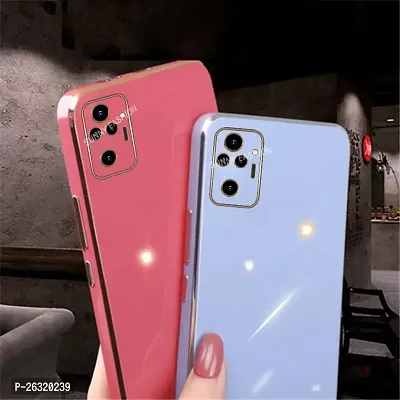 SUNNY FASHION Back Cover for Redmi Note 10 Pro/Note 10 Pro Max Liquid TPU Silicone Shockproof Flexible with Camera Protection Soft Back Cover Case for Redmi Note 10 Pro/Note 10 Pro Max (Blue)-thumb4