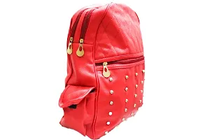 Sunny Fashion Stylish Backpack For Women  Girls - Red Color-thumb1