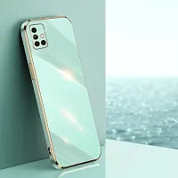 SUNNY FASHION Back Cover for Samsung Galaxy A51 Liquid TPU Silicone Shockproof Flexible with Camera Protection Soft Back Cover Case for Samsung Galaxy A51 (Mint Green)-thumb1