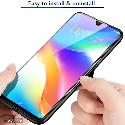 Sunny Fashion Luxury Marble Pattern Tempered Glass Back Case Cover for Xiaomi Mi A3 - Blue-thumb4