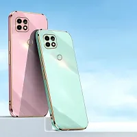 SUNNY FASHION Back Cover for Oppo A15 / Oppo A15s Liquid TPU Silicone Shockproof Flexible with Camera Protection Soft Back Cover Case for Oppo A15 / Oppo A15s (Mint Green)-thumb1